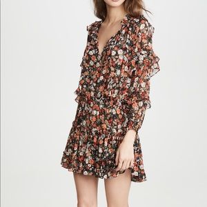 MISA Los Angeles Rizou Floral Mini Dress